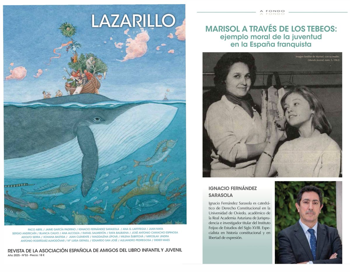 Lazarillo. Revista de la Asociación Española de Amigos del Libro Infantil y Juvenil, número 53, diciembre 2025