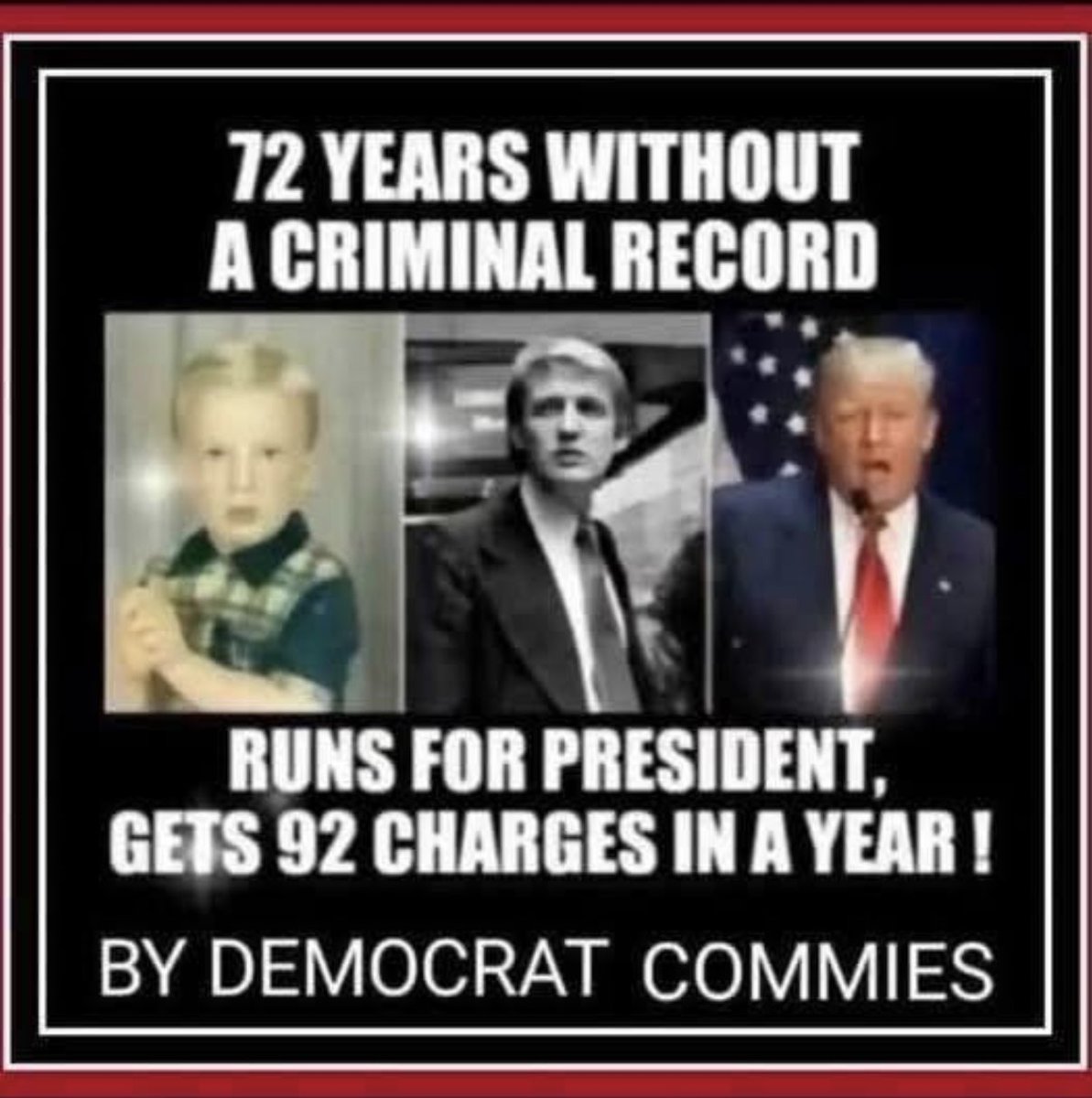 It’s called weaponization of the DOJ because the commies hate Trump and America First agenda!!