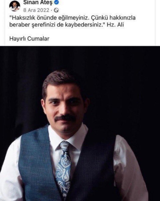 Amasız,fakatsız, her yerde ve  her koşulda her daim Sinan Ateş… #SinanAteşİçinAdalet