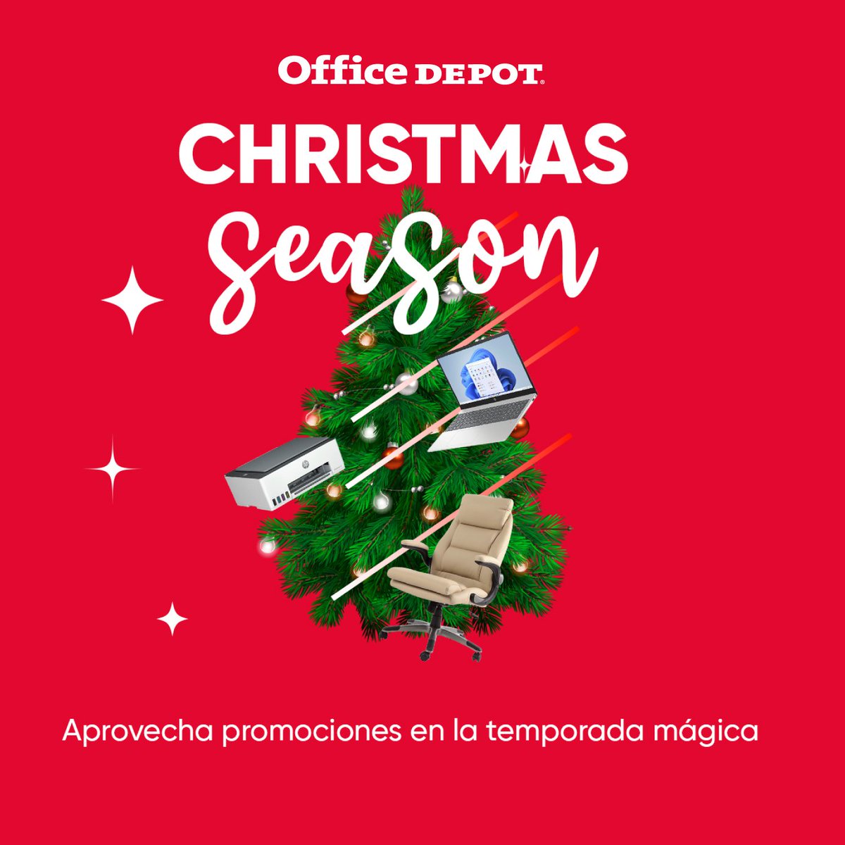 ¡Llegó la Christmas Season a Office Depot! 🎄
Encuentra tecnología, muebles y todo lo que necesitas para esta temporada especial.
Compra en tienda o en officedepot.com.gt
#OfficeDepotSiempreTeSorprende 
Válido hasta el 31 de diciembre de 2025.