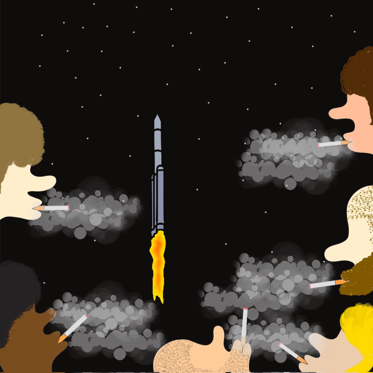 SmokSkep's tweet image. Smoky Skeptics stand under a starry night, calmly smoking as a rocket launches in the distance.
opensea.io/collection/smo…
🚀🚀🚀🚀🚀🚀🚀🚀🚀🚀🚀🚀
#NFT #NFTCommunity #NFTCollectors #NFTShill #ShillYourNFT #NFTArtists #NFTArtist 
#NFTArt #NFTProjects #NFTCollectorsClub #NFTDrop…