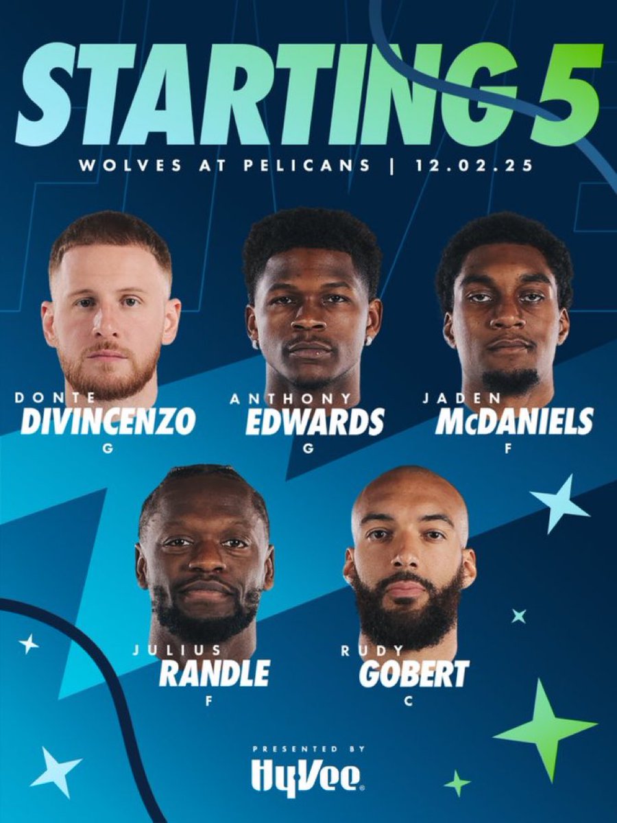 SleeperTWolves's tweet image. This starting 5 put up 118 points on Tuesday against the Pelicans. That is the most by a Timberwolves starting 5 in TEAM HISTORY. 
(H/T) @Twolves_PR 

This starting 5 has made some noise all season and continues to be ranked amongst the best in net rating as well!