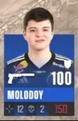 Molodoy smurfando no Stage 3 do MAJOR
