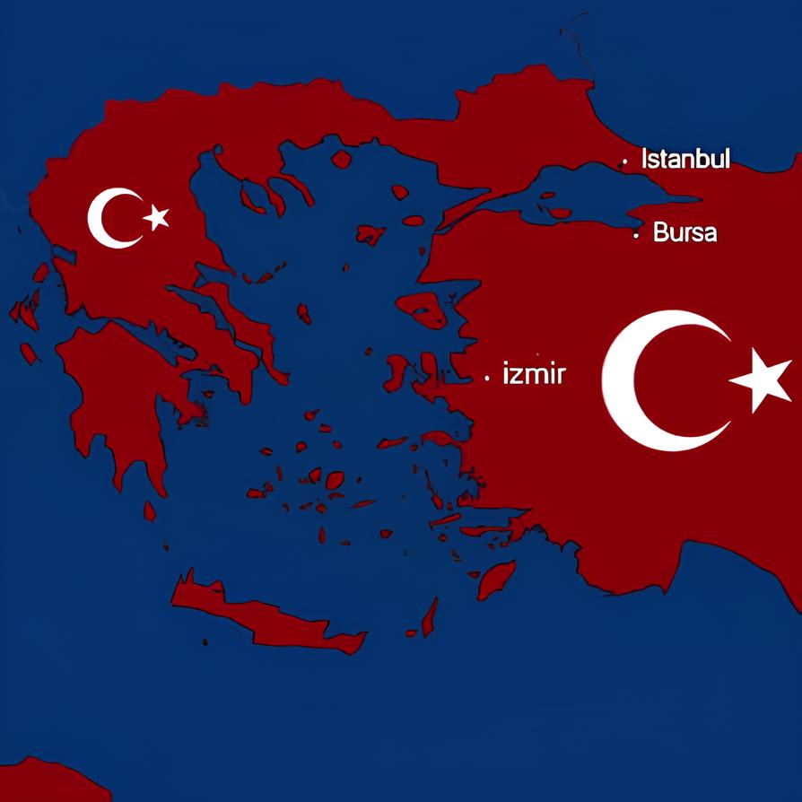 If Greece continues its anti-Turkey policy, this map is likely to become a reality in the future.