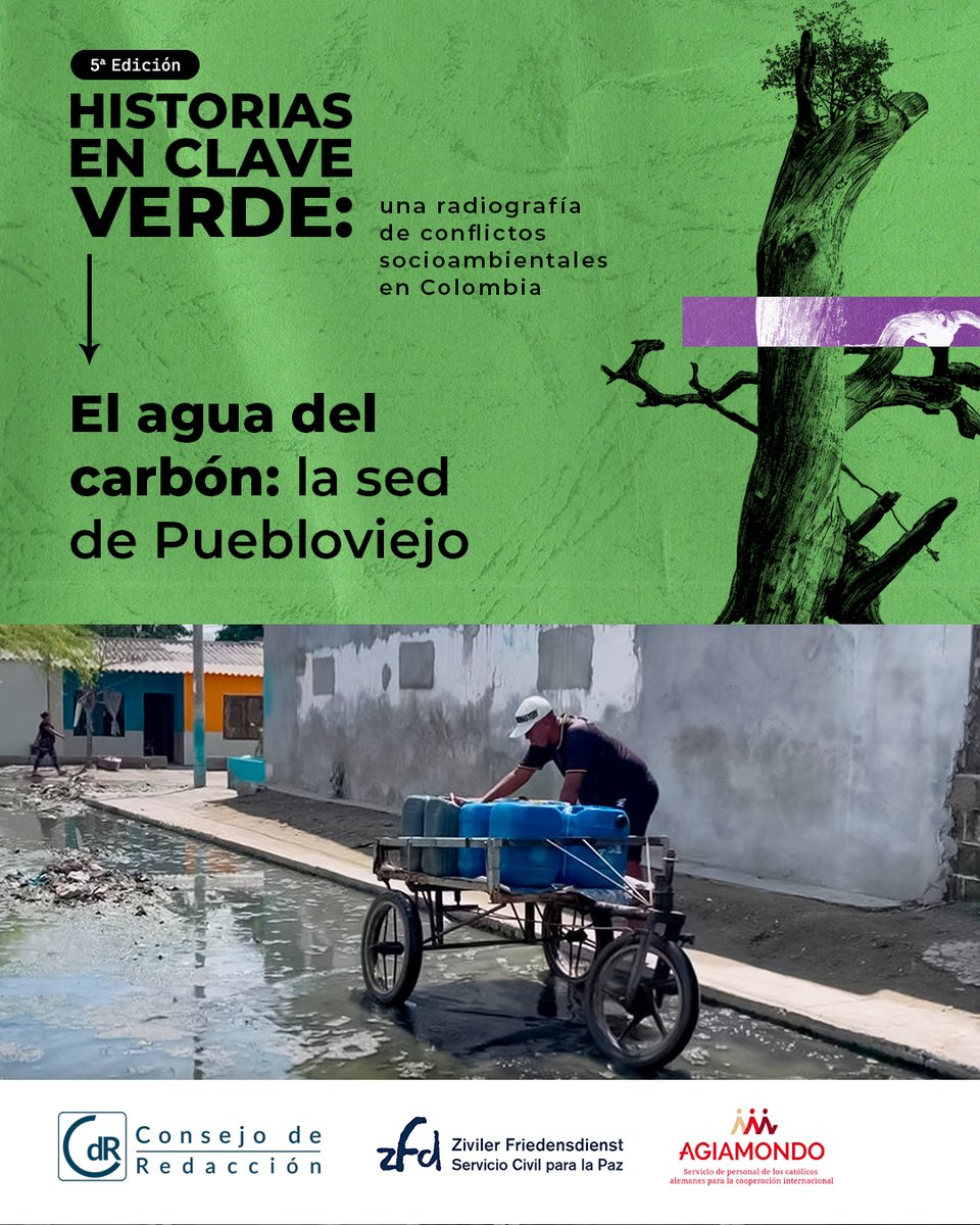 En Puebloviejo, a orillas de la Ciénaga Grande de Santa Marta, las familias viven rodeadas de agua, pero sin acceso a un servicio continuo y potable. 🧵👇