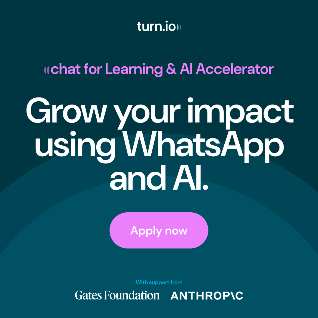 ⏰ Accelerate the future of learning with Chat and AI - one week left to apply 🚀 

Organisations advancing learning through chat-based tools and AI have just one week left to apply for the Chat for Learning &amp; AI Accelerator. 

If your organisation is reaching learners or