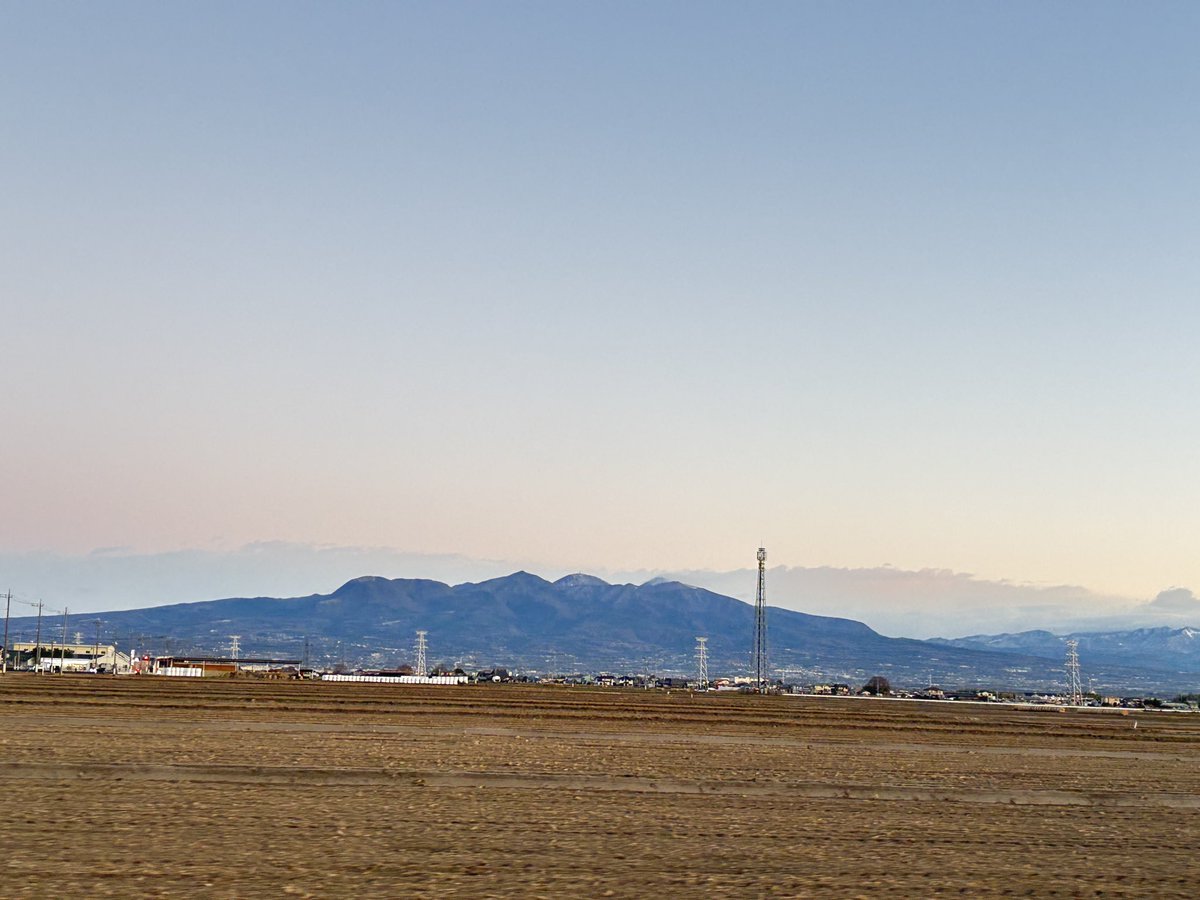 朝の赤城山🏔´-