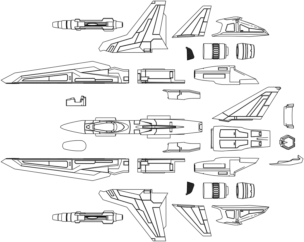 沙羅曼蛇Ⅲセット、ビックバイパーType-Lのパーツリストです。 #三毛労