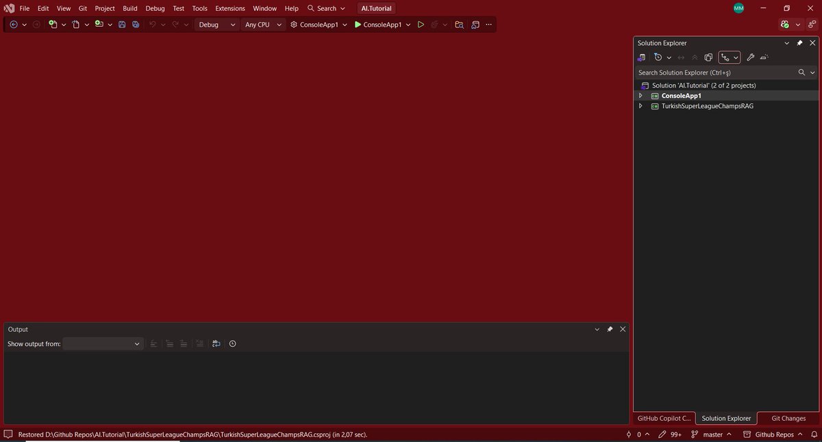 _mertmetin's tweet image. Visual Studio 2026&apos;da gelen bir yenilik olarak, görsel açıdan en sevdiğim özelliği, farklı tema alternatiflerimin olması.

Benim seçimim: Spicy Red

#dotnet #visualstudio #microsoft