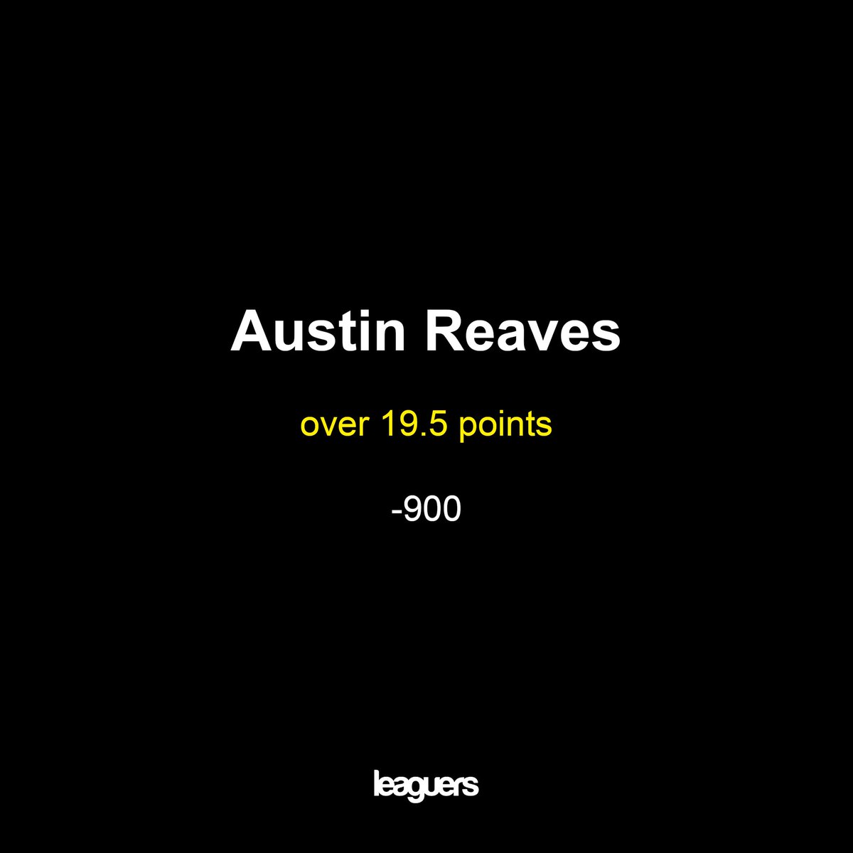 leaguersdotxyz's tweet photo. Lakers @ Raptors:

Austin Reaves
Over 19.5 points
-900

#potd #nba https://t.co/XYRWx42kEZ