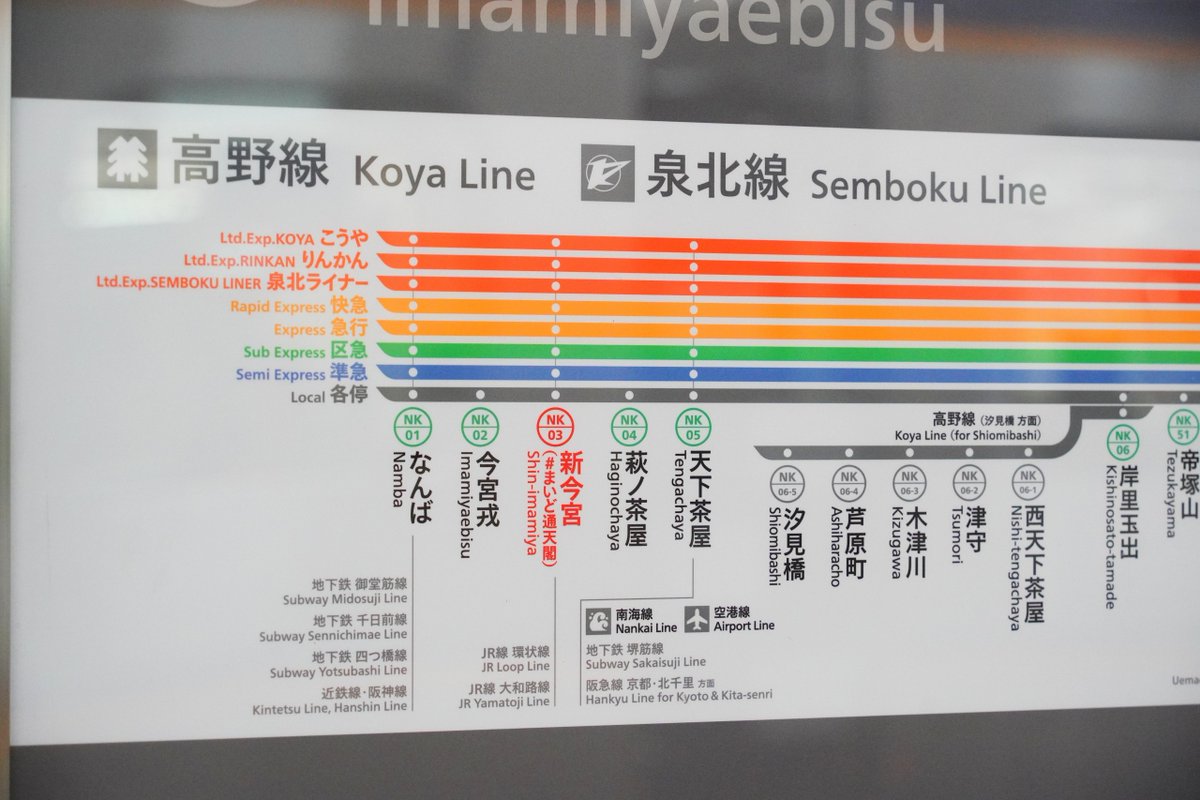 路線案内 駅名プレート