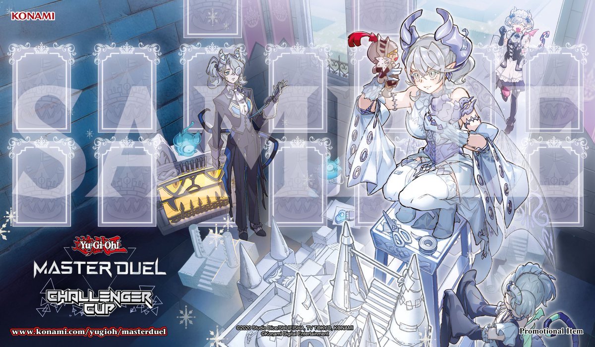 MASTER DUEL CHALLENGER CUPの景品でトラップホリックのプレイマットが