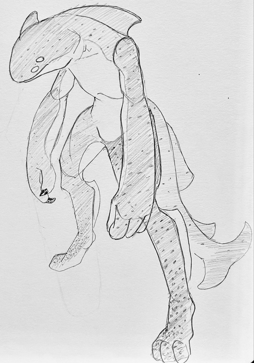 shark monster for dnd!