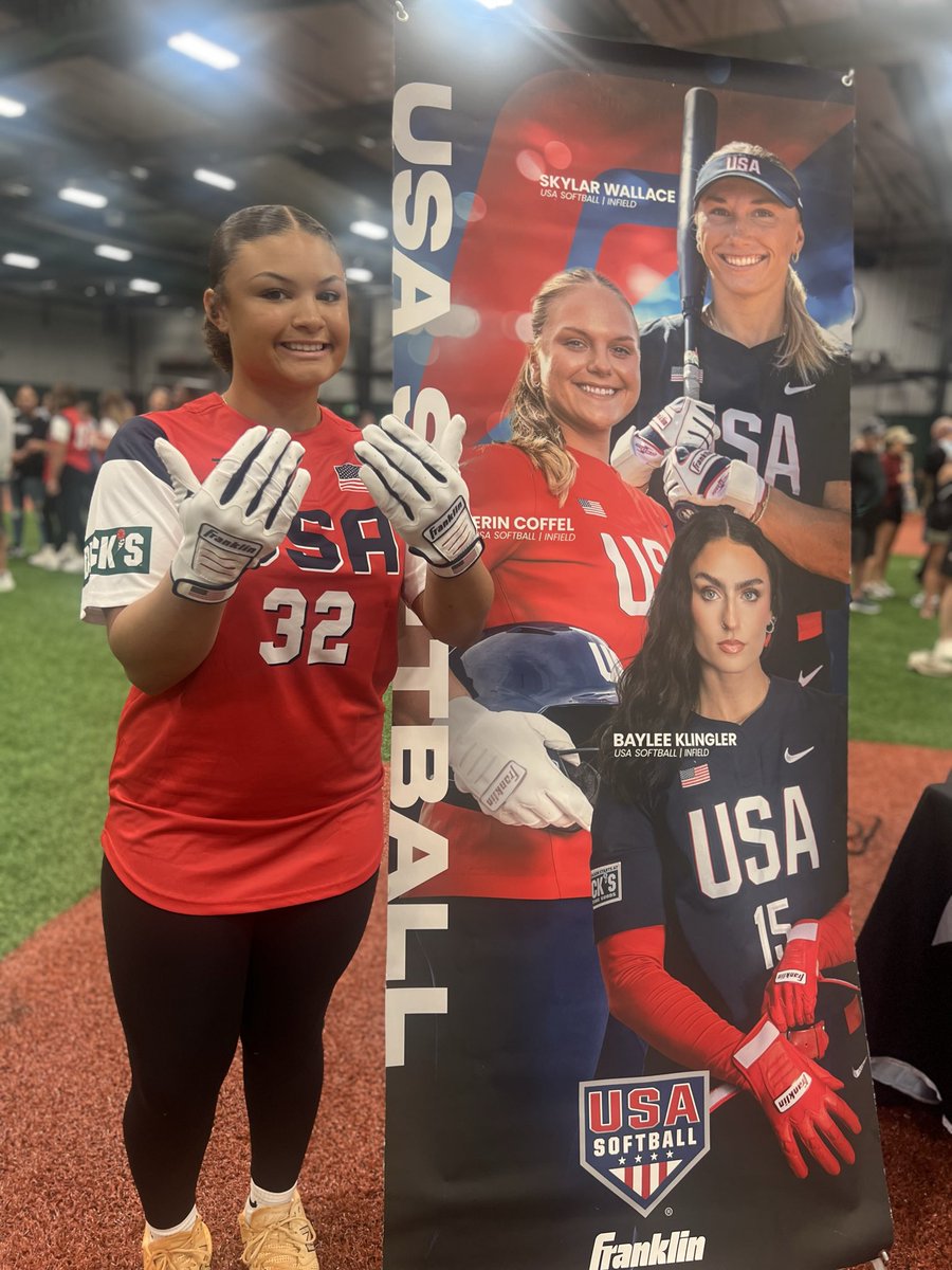 Thank you <a href="/FranklinSports/">Franklin Sports</a> for our new gloves! <a href="/USASoftball/">USA Softball</a>
