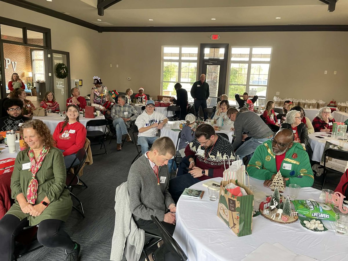CEFofSC's tweet image. Yesterday was an amazing day to have a Christmas Party with CEF Staff from around the state! They shared Christmas stories, played games, ate delicious food, and felt appreciated for their hard work. We are so thankful for every staff member from each chapter in South Carolina.