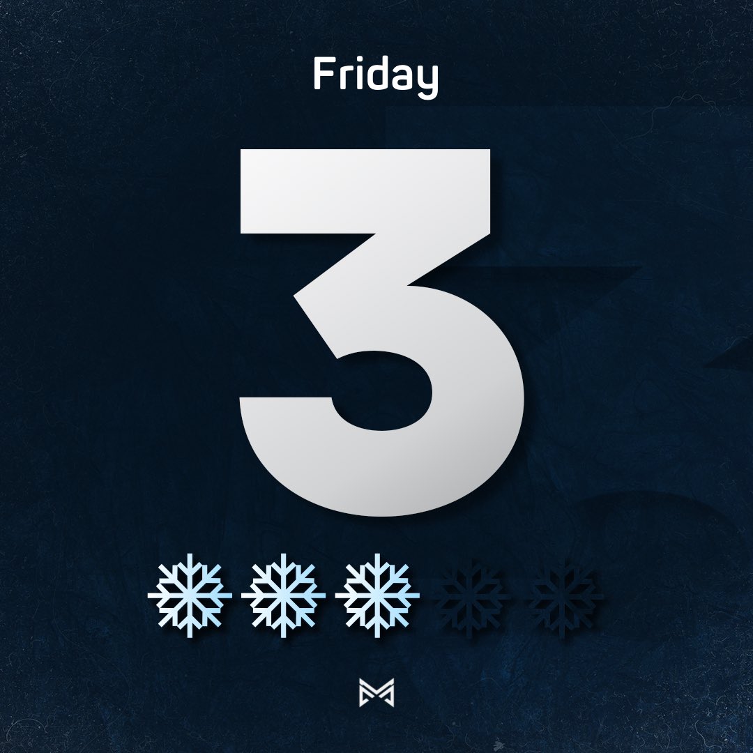 mococlosures's tweet image. SNOWFLAKE RATING (Friday, December 5): 3️⃣

Our Snowflake Rating is a 3️⃣ for Friday, December 5th, meaning we do expect a near-certain impact on Montgomery County Public Schools. 

(1/3)