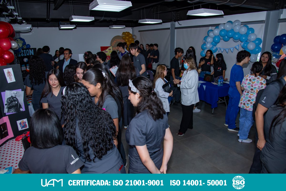 La Universidad Americana (UAM), a través de la Facultad de Ciencias Médicas, organizó la Feria de Biofísica, un espacio donde estudiantes de la carrera de Medicina compartieron sus investigaciones y proyectos con universitarios. 

#UAM33años #creciendoporNicaragua