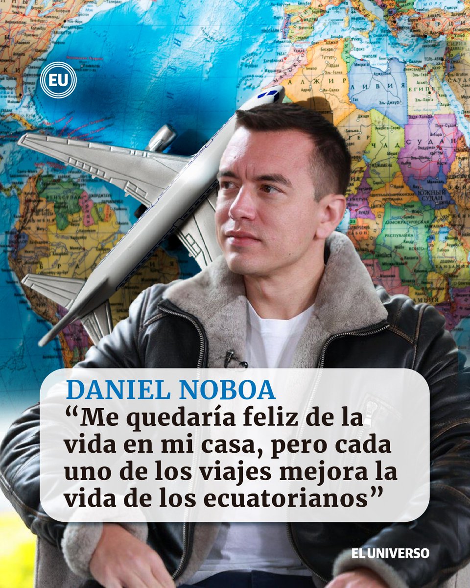 #DanielNoboa recalcó que, como parte de estos viajes, el Gobierno ecuatoriano consigue becas, donaciones, cooperación con empresas en el exterior y más convenios ow.ly/SErN50XCb6F