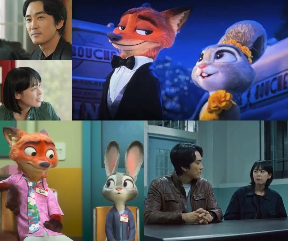VoiceFanpage_'s tweet photo. “러브 유 파트너” x “최고 파트너” 
ㅋㅋㅋ
 Zootropolis x Voicetropolis (Part 1) Just a warm-up for similarities between Voice and Zootopia. 
Part 2 will be next week 🤣
#이하나 #leehana #보이스 #zootopia https://t.co/a6D9CKf4Xb