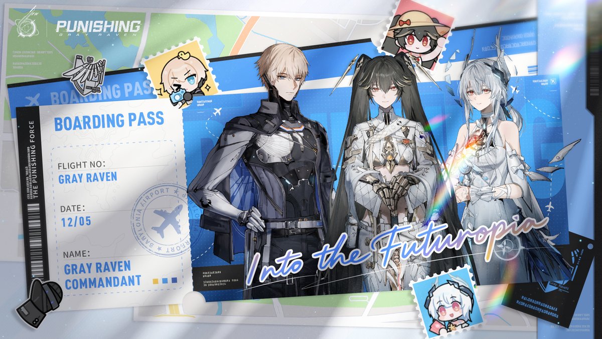 A boarding pass bound for the future holds the fragments of the road behind you. There were bitter northern snowfalls, the distant lament of the deep, and countless scenes of steadfastness and battle... each memory bringing you to the beginning of this new chapter.

Happy Sixth