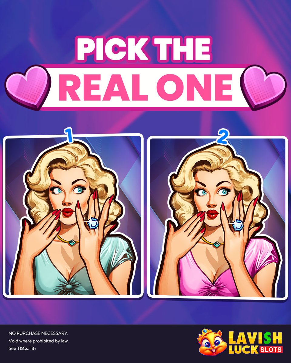 lavishluckgame's tweet image. 💎 PICK THE REAL ONE! 💎
Two beauties, one real deal… Can you spot the correct picture? 👀✨

🎁We’ll randomly pick lucky winners from those who guessed correctly and send a Reward Code straight to your DM 💌
👉 Play Now: invite.lavishluck.net/8dID/xshare

#LavishLuck #SpotTheDifference