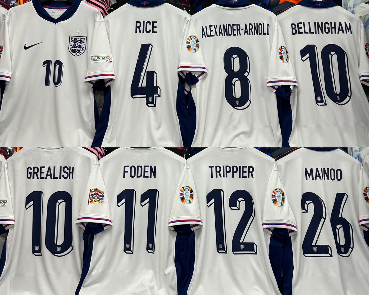 🏴󠁧󠁢󠁥󠁮󠁧󠁿 #イングランド代表 🏴󠁧󠁢󠁥󠁮󠁧󠁿 現在入手困難