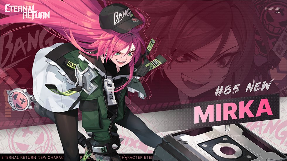 EternalReturnKR's tweet image. 🌟신규 캐릭터 미르카 미리보기🌟

85번째 신규 캐릭터 미르카는!
9.5 업데이트 이후 만나보실 수 있습니다.

미리보기 영상은 아래 링크에서 확인해주세요!
youtu.be/ROm2nTkWM8E

#이터널리턴 #신규캐릭터 #시즌9 #미르카