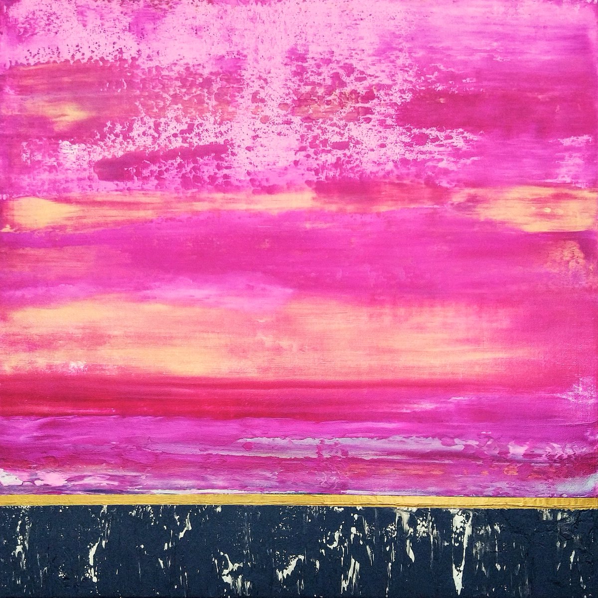 TruthIsWithin0's tweet image. NEW RELEASE 
ROMANCING THE STONE
24×24″ | Acrylic on canvas
She’s fire meeting stone.
She’s desire painting the sky in reckless magenta and molten gold.
Available NOW → KatyTackesART.com #RomancingTheStone #PinkAbstract #AbstractArt #ArtForSale #KatyTackesART #BoldArt