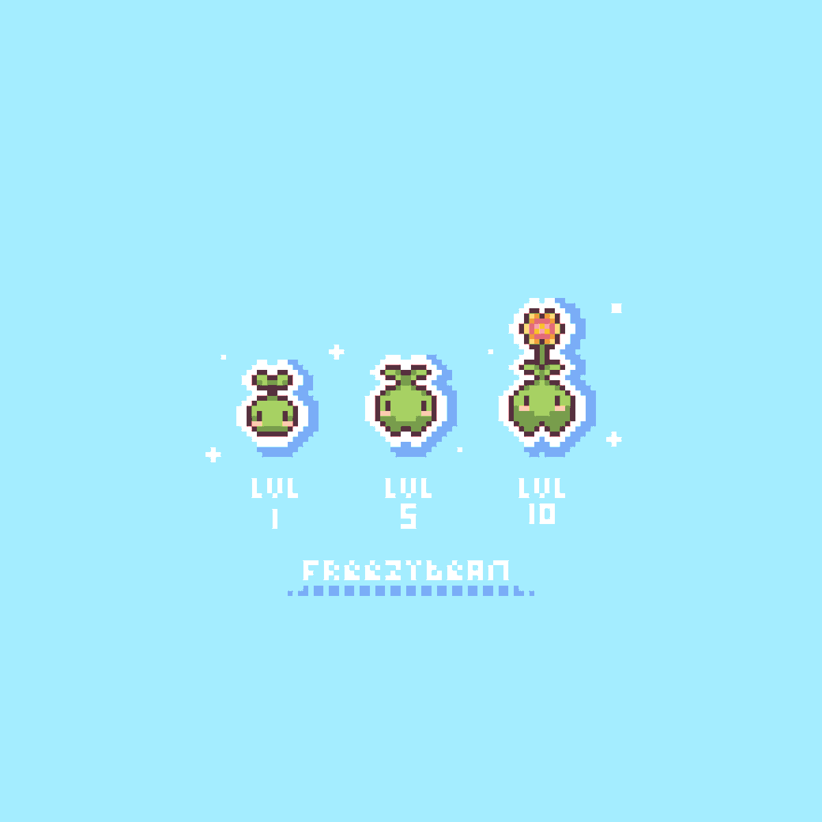 Freezy_Bean's tweet photo. 🌱🪴🌻 #pixelart #pixelartist #ドット絵 #aseprite #LevelingSystem https://t.co/0hWEqi1Wke