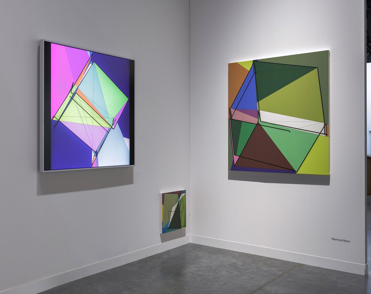 bitforms's tweet image. Some install images from @ArtBasel Zero 10.