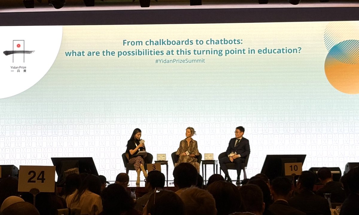 Contextualization and localization are key as we create AI models that can reach all children. #HongKong, where we are, is investing significant resources into developing #Cantonese LLMs.

<a href="/_christiepang/">Christie Pang</a> at <a href="/YidanPrize/">Yidan Prize</a> #YidanPrizeSummit