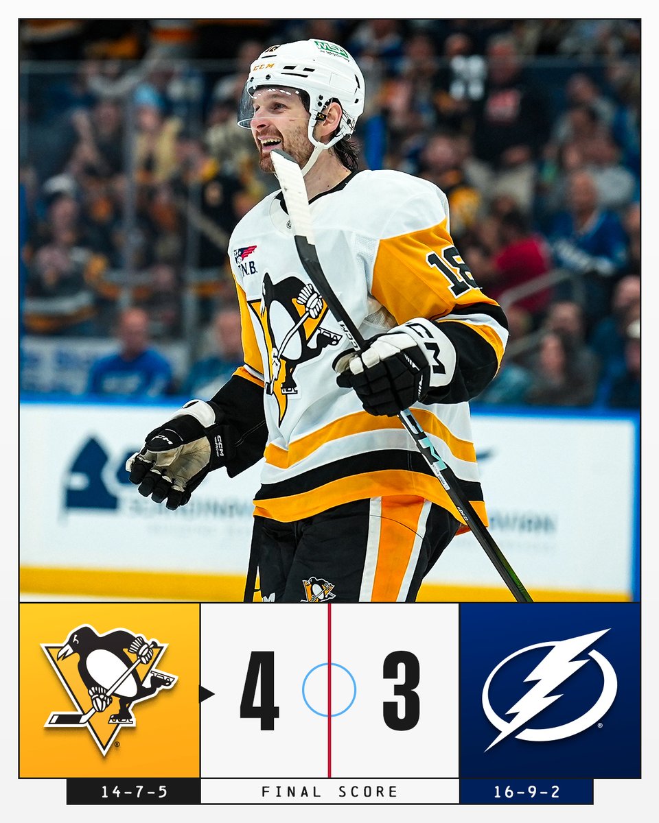 The <a href="/penguins/">Pittsburgh Penguins</a> hang on for the dub! 🐧