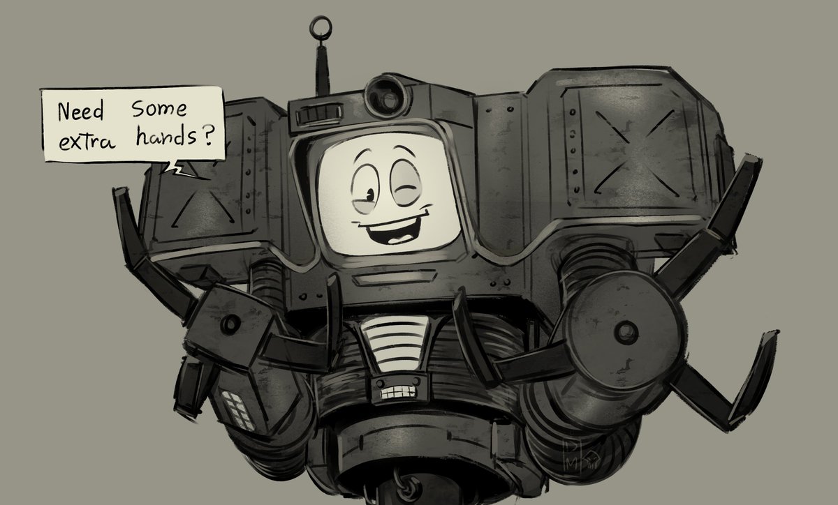 Day 18 posting a Yes Man doodle until season 2 comes out.

Overencumbered? Need a hand? A pal perhaps? :)