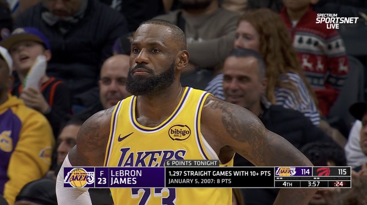 BrooklynGuyNBA's tweet photo. URGENTE:

Após 1297 jogos, LeBron James fez menos do que 10 pontos em uma partida da NBA

Não acontecia desde 05/01/2007 https://t.co/Jreprf7xfE