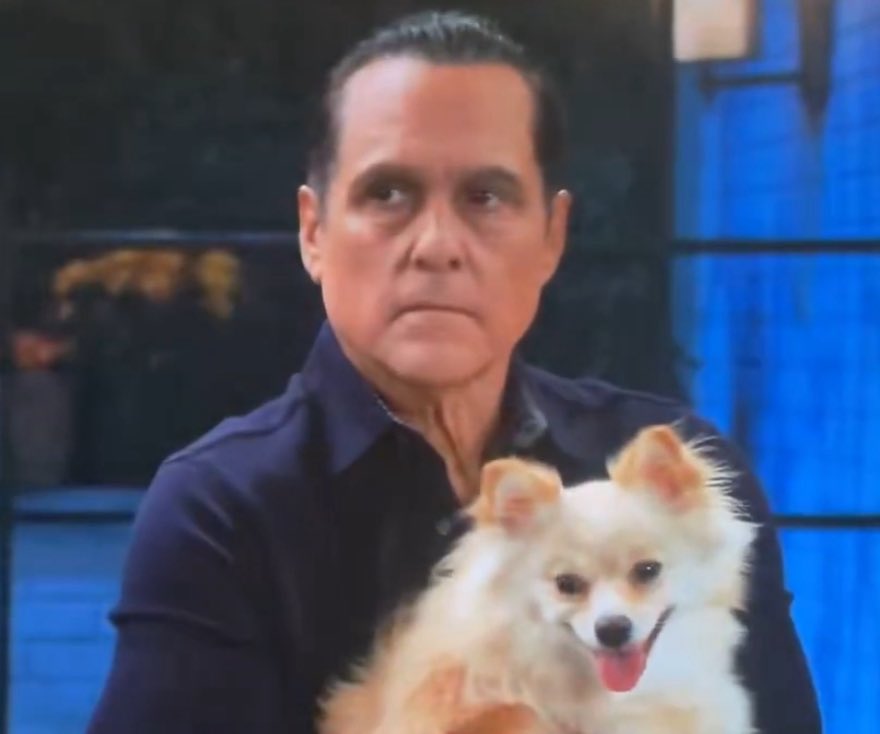 crimsonrum's tweet photo. #GH Of all the things Sonny and Ric have done, them standing there as accomplices to dog-napping is hilarious. https://t.co/XGih7Lbpmr