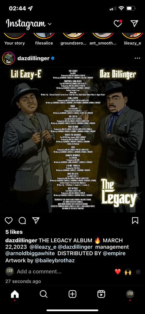 The legacy album commission art