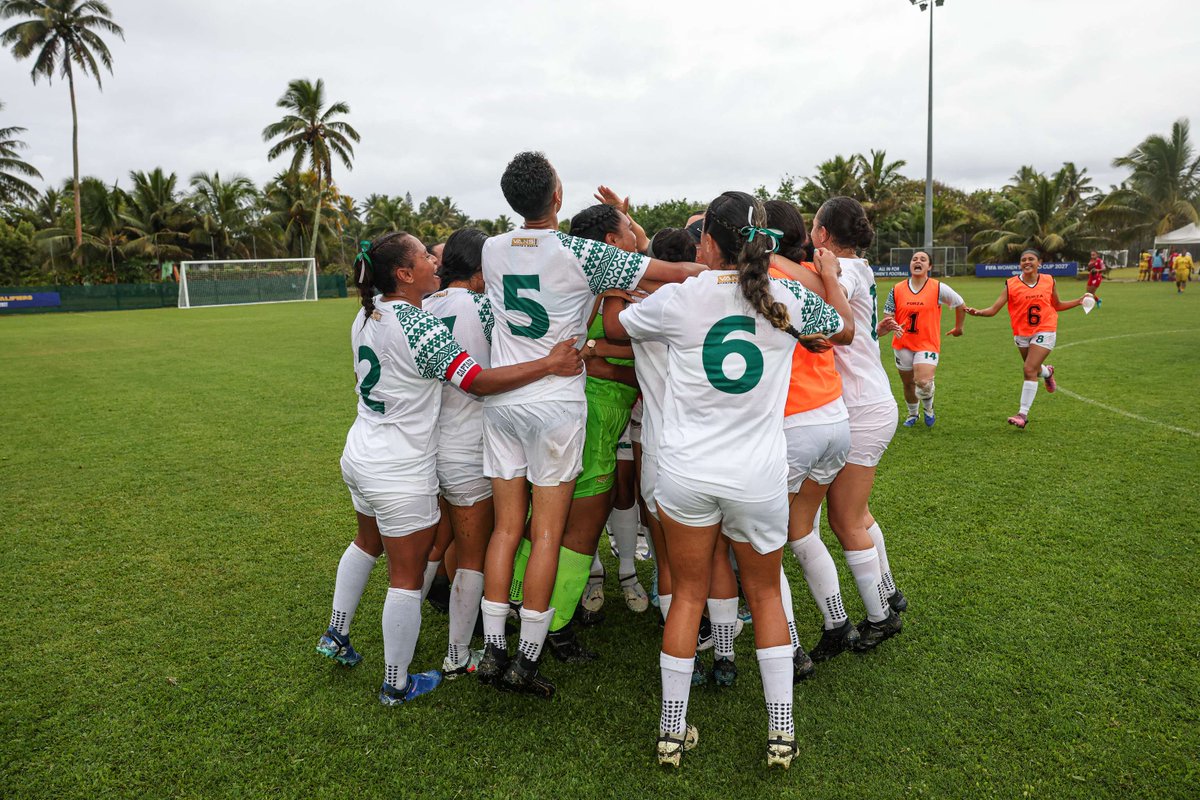OFCfootball's tweet image. Meitaki to our hosts for Round One of the FIFA Women’s World Cup 2027™ Oceania Qualifiers, the Cook Islands Football Association

#FWWC #OceaniaQualifiers #ALLIN