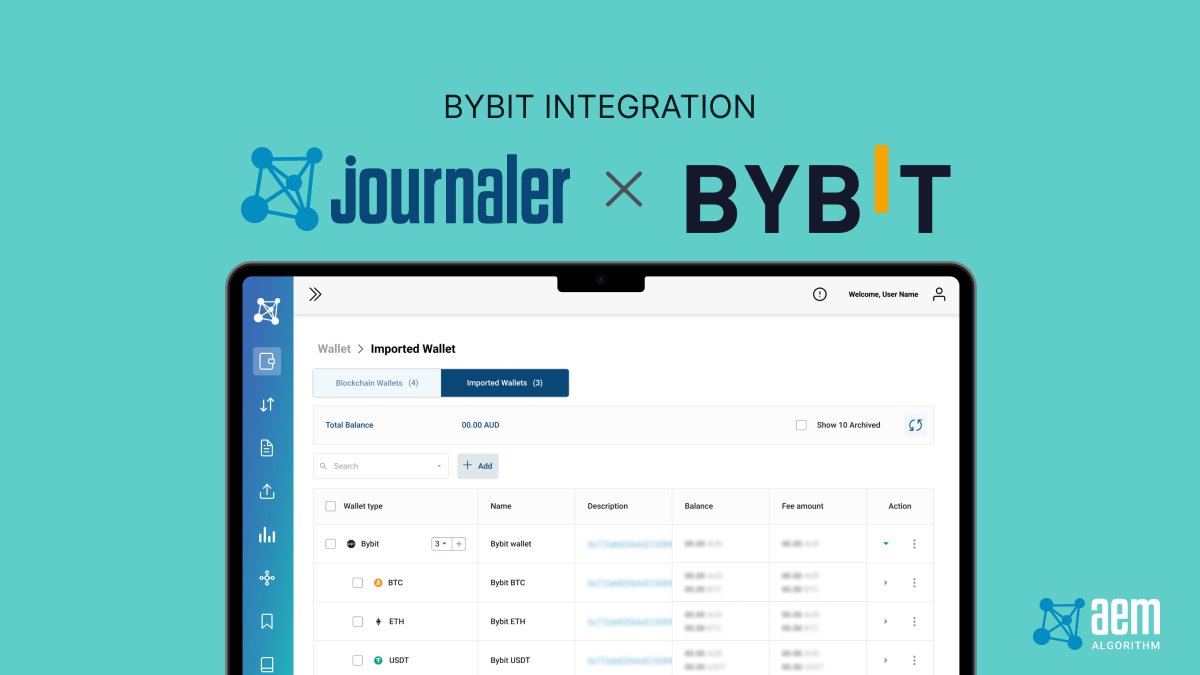 AEM_Algorithm's tweet image. Bybit exchange integration is now live! Automatically sync your transaction data with ease. Try it now!