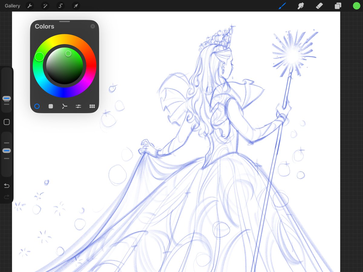 🥺🫧 #procreate #Wickedforgood