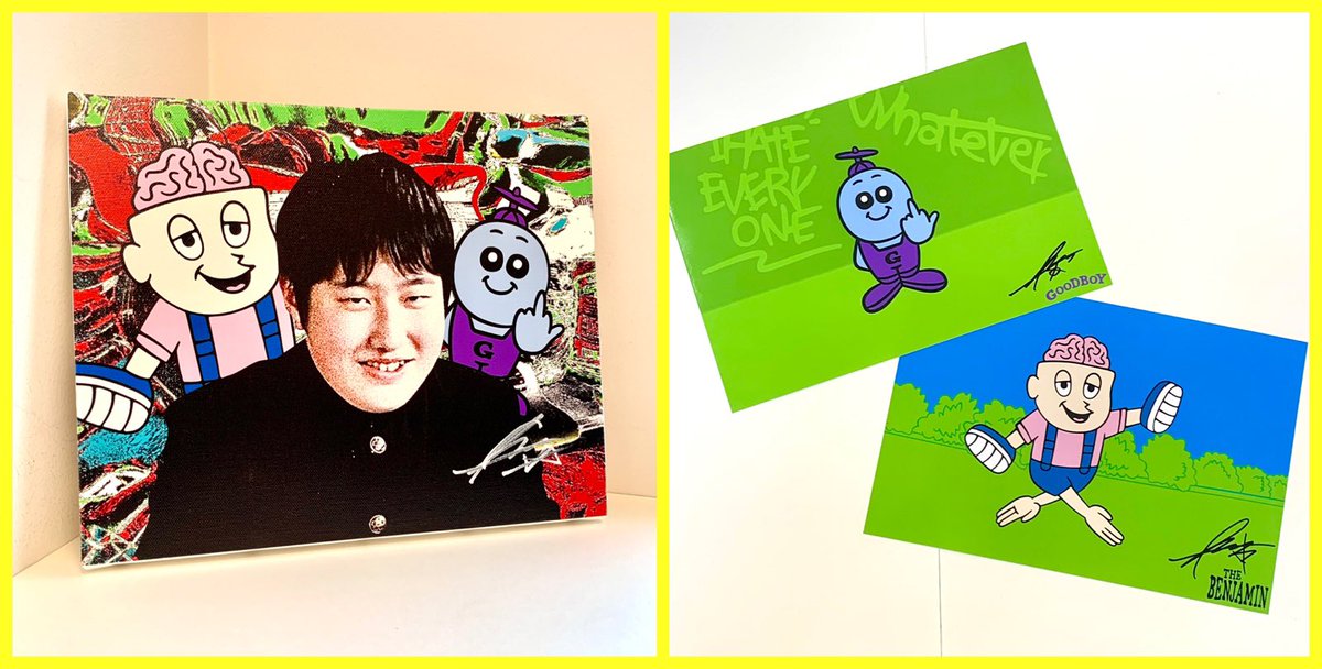 A賞は 直筆サイン入りブロマイド2種！ グッボイくんとうっかり