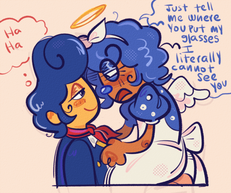 the thought of Wally accidentally ragebaiting Belle is such an insanely funny thought to me