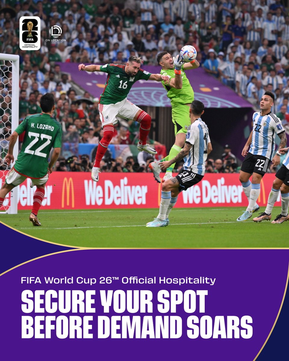 AudiField's tweet image. Reserve now before the @FIFAWorldCup draw buzz is about to explode!

Secure your spot: fifa.fans/4oEjcBI