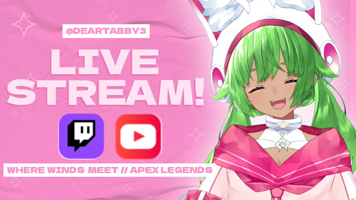 DearTabby3's tweet photo. BACK INTO IT!!
Apex and Where Winds Meet tonight!
π΄LIVE
#Vtuber #twitchstreamer #420friendly #ApexLegends #WeedStreamer #WhereWindsMeet https://t.co/zmWOmqBVSe