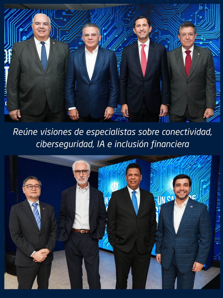 Popularenlinea's tweet photo. Presentamos “Un salto de gigante. El viaje hacia una sociedad digital”, nuestra nueva publicación institucional que analiza la transformación digital de la República Dominicana y su impacto en la vida económica, social y cultural del país.

Esta obra reúne las voces de destacados especialistas: Arturo López Valerio (@alopezvalerio), Mite Nishio (@MiteNishio), Rosario Sang, Eduardo Valcárcel, Fernando Cabrera (@fernand0cabrera), Rolando M. Guzmán, Mirna Eusebio Lithgow y Aitor Palacio (@AitorPalacio).

Durante la presentación, nuestro presidente ejecutivo, señor Christopher Paniagua, destacó que “la verdadera transformación digital no comienza con la tecnología, sino con la gente”, subrayando que el progreso solo es sostenible cuando fortalece capacidades y mejora la vida de las personas.

En nombre de los especialistas del contenido editorial, Arturo López Valerio ofreció unas palabras de agradecimiento y destacó cómo la digitalización, acumulada durante más de seis décadas, ha transformado la productividad, ampliado el acceso financiero y abierto nuevas oportunidades de crecimiento para el país.
Este proyecto se complementa con una plataforma multimedia que incluye el documental “Dominicana ON”, el video pódcast “CTRL+RD Popular” y una página web interactiva.

Con este proyecto editorial y multimedia, reafirmamos nuestro compromiso con una visión de desarrollo donde la tecnología esté siempre al servicio del bienestar colectivo.

🔗Conoce más en https://t.co/Fh8vf5lh82.

#TrazosCompartidos #BancoPopularDominicano #UnSaltoDeGigante