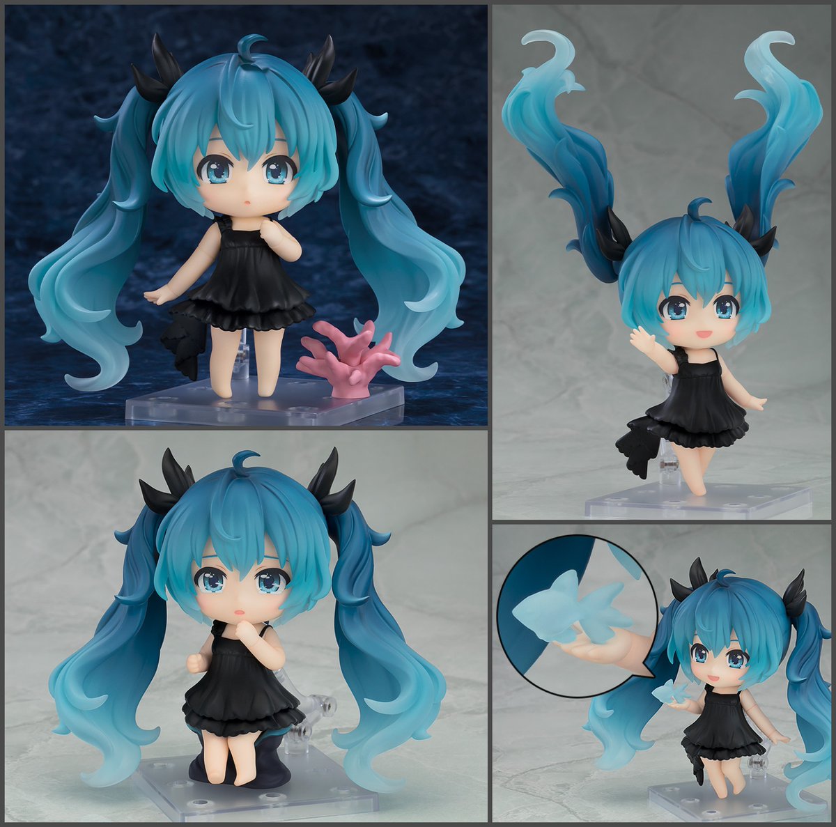 Hatsune Miku from Yuuyu's song "Deep Sea Girl" surfaces as a new Nendoroid! Her serene, aquatic charm will sweep your shelf into a world beneath the waves. Preorder now to score a GSC Exclusive Bonus Fish + Hand Part! 

Shop: goodsmile.link/ytqfbm

#HatsuneMiku #Goodsmile