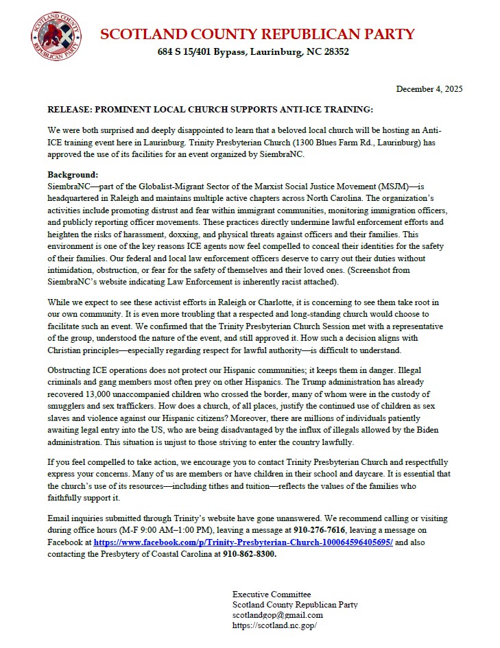 Scotland County Republican Party tweet media