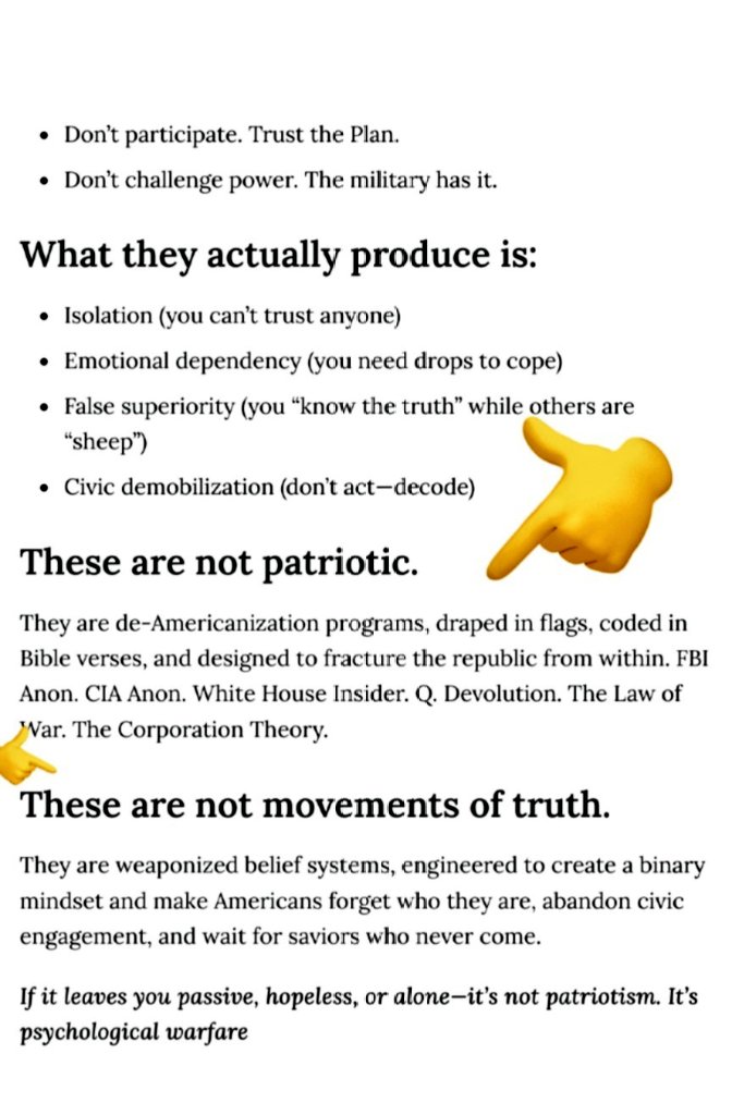 You made a fool out of this population. I will argue politically with Maga till I die. You Govt.. THE EMPLOYEES are Rogue AF. You don't put your hands on us. I don't want 47 Installments anymore. I want a Clean Slate 🆕 Govt. Gonna get it✔️
You did this 💔
17sog.substack.com/p/the-anatomy-…
