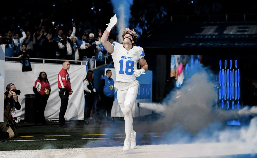 lionsfanreport's tweet image. Isaac TeSlaa’s season stats: 

8 catches 

4 TDs 

😳😳😳