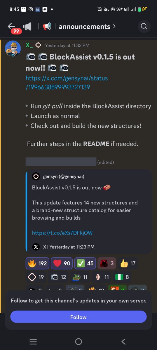 BlockAssist v0.1.5 is out now <a href="/gensynai/">gensyn</a>
