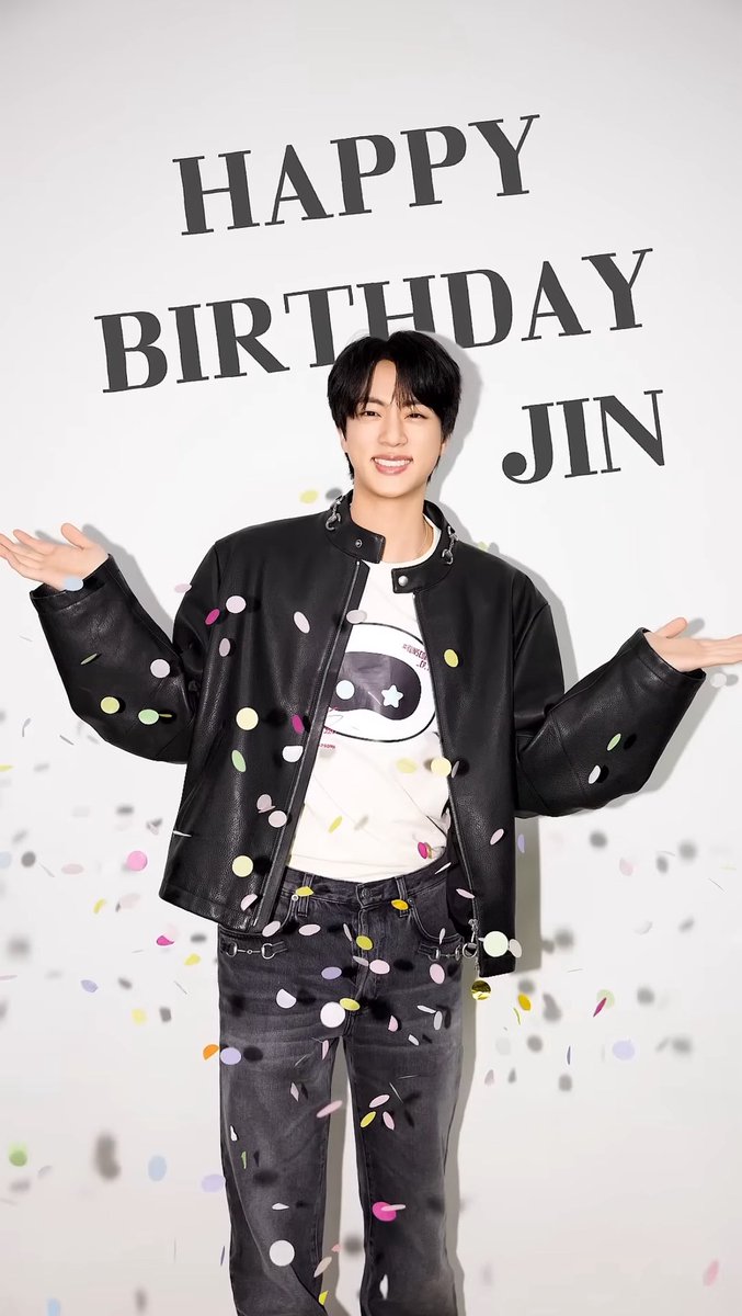 chamJIN_1204's tweet photo. - ̗̀ 𝙷𝙰𝙿𝙿𝚈 𝙱𝙸𝚁𝚃𝙷𝙳𝙰𝚈 JIN 🐹  ̖́-
心からおめでとうございます💓
わたしの永遠の推し🫶🏻 https://t.co/8tywz4e8NZ